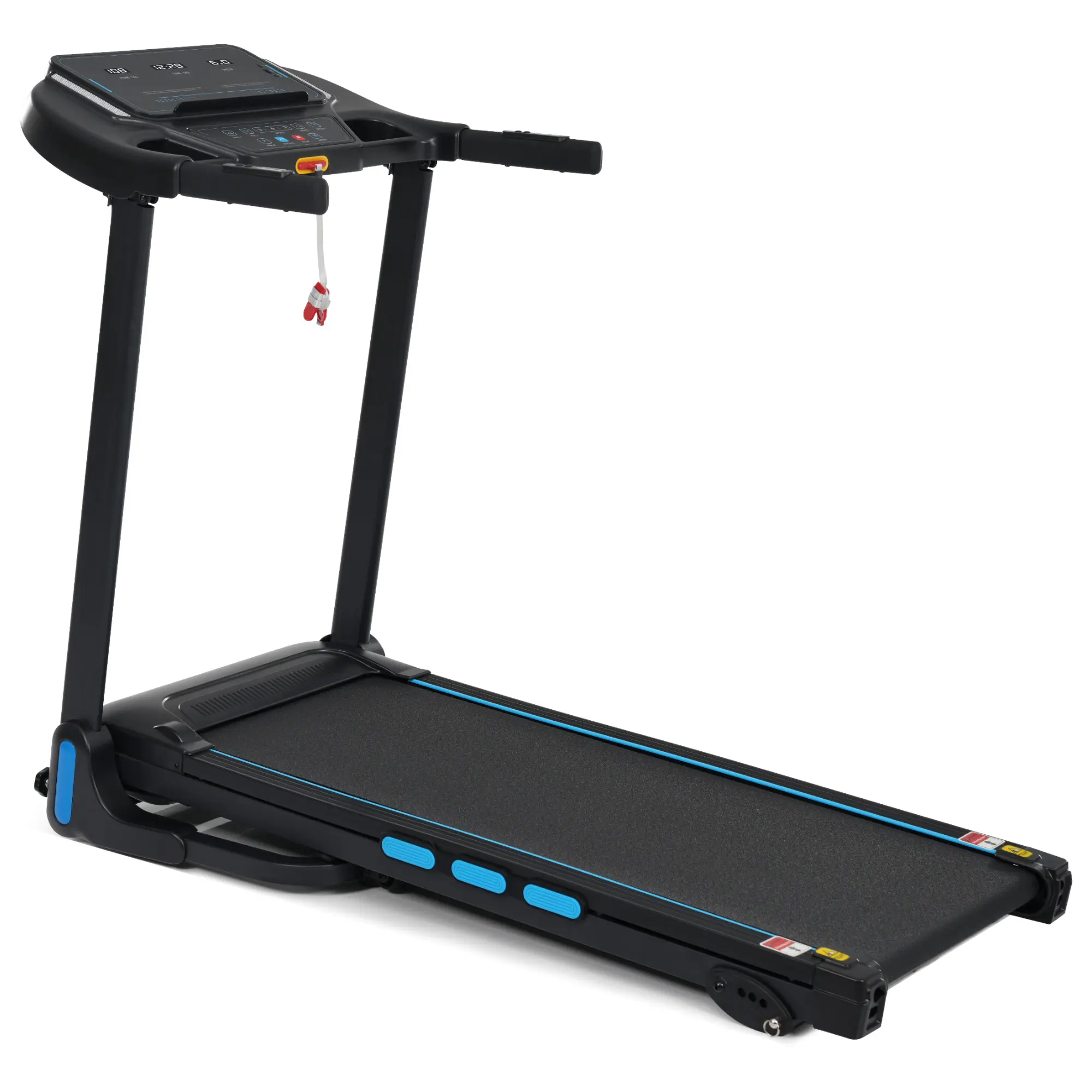 Mersco Portable Walkable Treadmill for Home - 3.5HP Hydraulic Auto-Foldable, 10MPH Speed, 350 lbs Capacity, Heart Rate Sensors, Type C&USB Ports, Bluetooth Speaker, Smart Console for Customize Workout & Music and Charging, Portable Treadmill