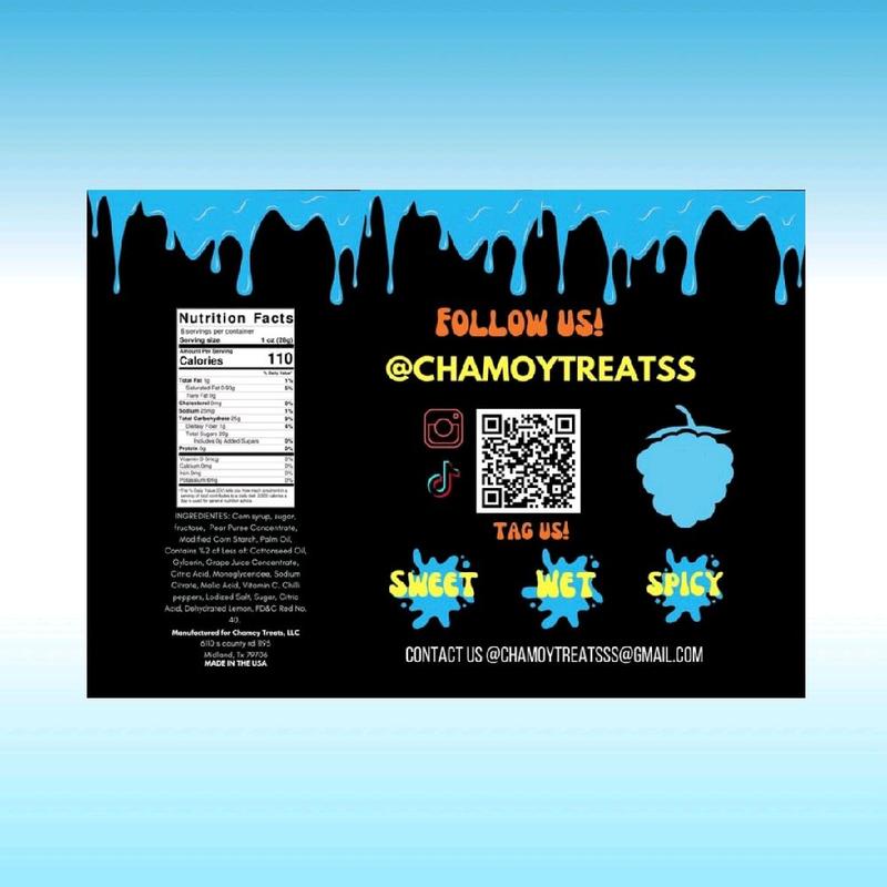 BLUE RAZZ PICKLE KIT - 2oz BLUE GUSHERS