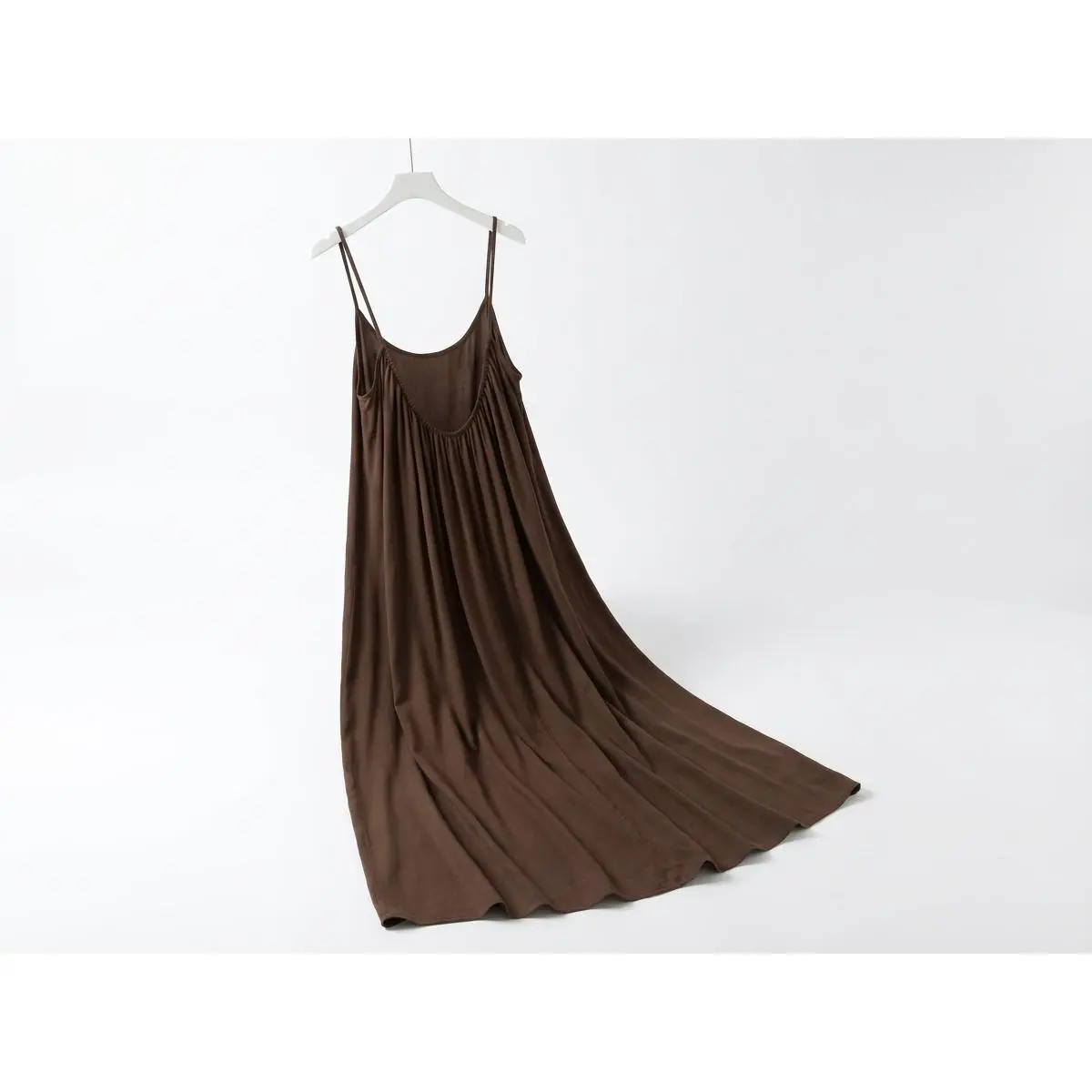 Women's Solid Color Cami Lounge Dress Elegant Sleeveless Long Nightgown Summer Sleepwear for Women Soft Comfortable Indoor Nightdress Natasha Latex Dress Lantern Sleeve Bodycon...