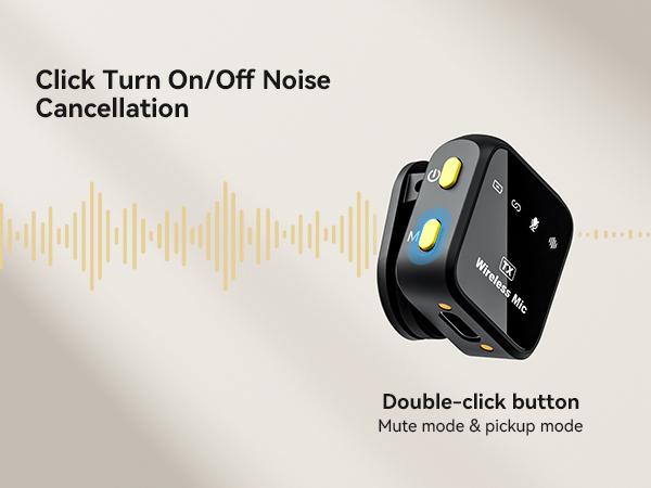 Jumpstart Sale KUKIHO Wireless Lavalier Microphone with Charging Case – 164ft Range, 72H Battery – for iPhone, Android, iPad, Laptop – Clip-on Mic for Video, Interview, Vlog