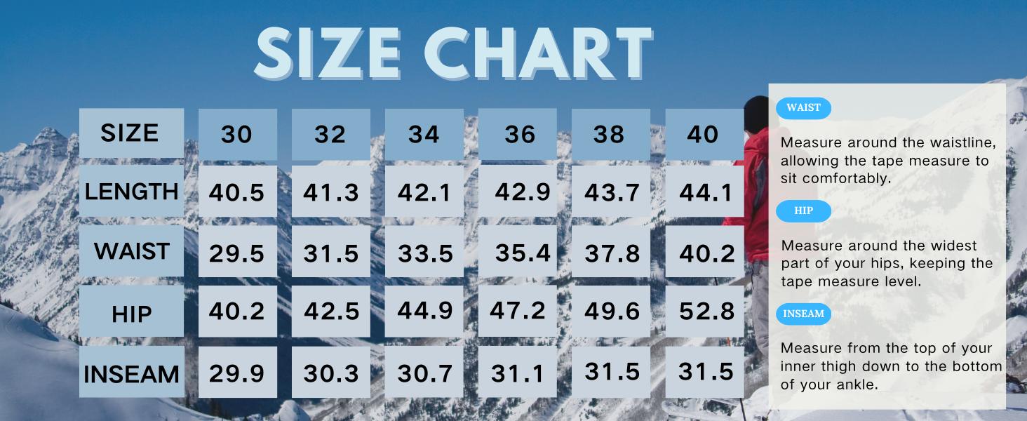 MAGCOMSEN Men's Winter Pants 5 Zip Pockets Snow Ski Pants Fleece Lined Water Resistant Hiking Pants FallFreshness Outdoorfun MAGCOMSEN Men's Winter Pants 5 Zip Pockets Snow Ski Pants Fleece Lined Water Resistant Hiking Pants FallFreshness Outdoorfun