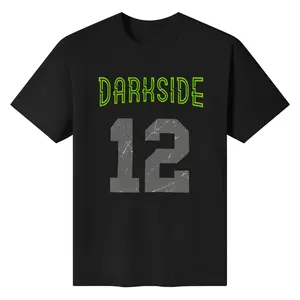 Dark Side Defense Seahawks-Inspired 12th Fan T-Shirt Tee Shirt Adult Sizing Size Fit Cotton