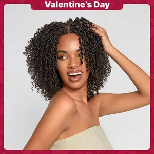 [Special Deal]Frodio Veralux™ Fiber 12'' Synthetic Wig Micro Twist Curly Wigs 11X4 HD Closure Lace Dreadlock Wig Valentine's Day
