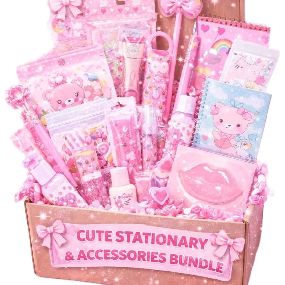 Kawaii Stationery & Accessories Pack