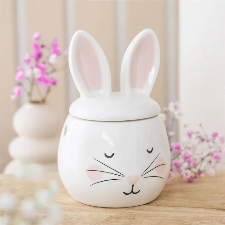 Bunny Tealight Wax Warmer - High Quality Wax Warmers for Wax Melts, Compatible with illuminatedbymia Gel Wax Melts, Decorative Wax Warmers for Wax Melts