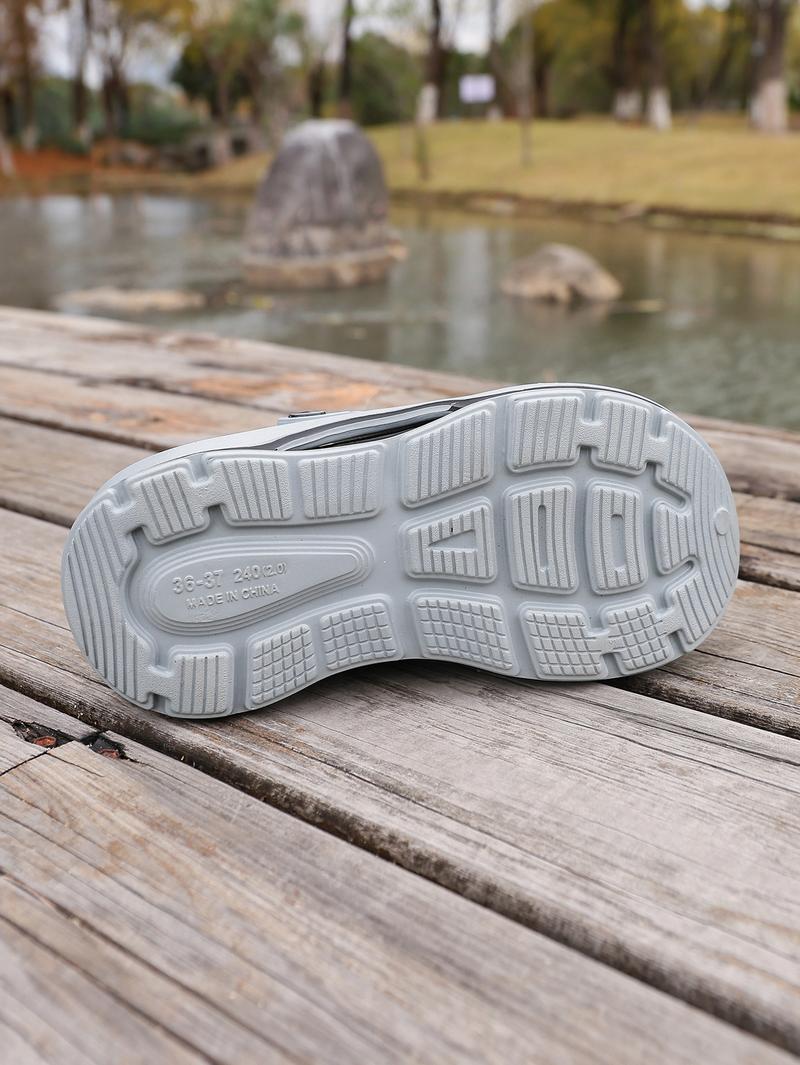 Ubetif Summer Women's Clogs Outdoor Thick Sole Non-Slip Odor Resistant Durable Quick Drying Soft Beach Sandals