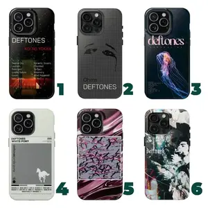6 styles deftones album collection phone case Compatible with iPhone X, 11, 12, 13, 14, 15, 16, 17 Series & Samsung Galaxy S21, S22, S23, S24, S25 Series
