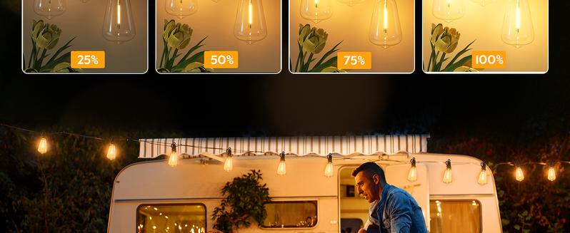 Brightown christmas Outdoor String Lights with Shatterproof ST38 Dimmable Edison Bulbs, Waterproof, 2700K Warm Light, Perfect for Backyard, Patio, Garden, Deck, Party, and Xmas Decor, Great Gift Idea Led Lighting Brightown christmas Outdoor String Lights with Shatterproof ST38 Dimmable Edison Bulbs, Waterproof, 2700K Warm Light, Perfect for Backyard, Patio, Garden, Deck, Party, and Xmas Decor, Great Gift Idea Led Lighting