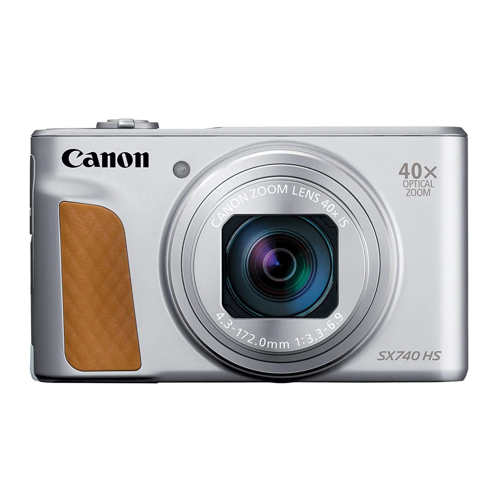 Canon PowerShot SX740 HS Digital Camera 20.3MP CMOS 40x Optical Zoom 4K Video Wi-Fi NFC Bluetooth 3 Inch Tilt LCD Silver Photo Camera Device