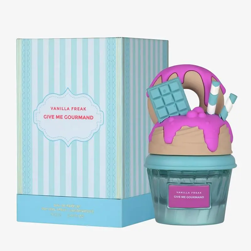 Women's Fragrance Give Me Gourmand Collection Unisex 75ml Spray Perfume - Vanilla Caramel, Woody Warmth Notes, Youthful Fresh Liquid Scent, 24-Month Longwear, Cozy Gift Option