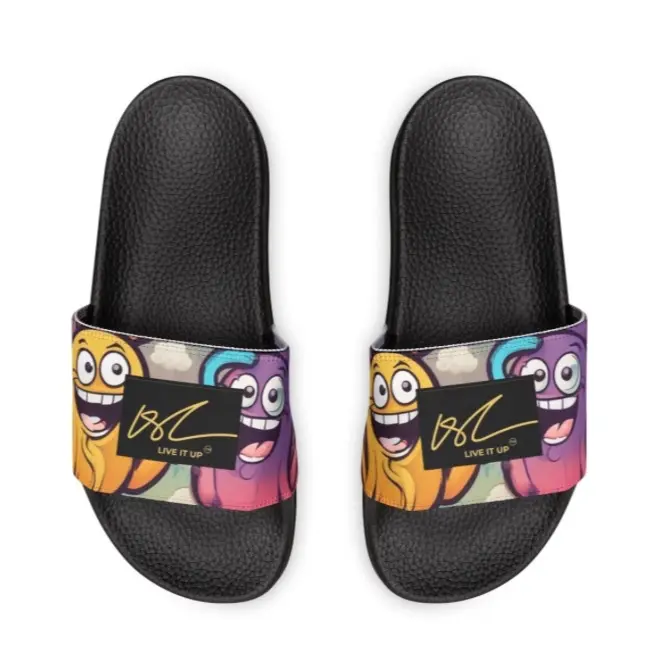 Marx Dublin Limited Edition Cartoon Octopus Sandals : slide into easygoing style with these removable strap sandals / casual footwear that flexes with your day !