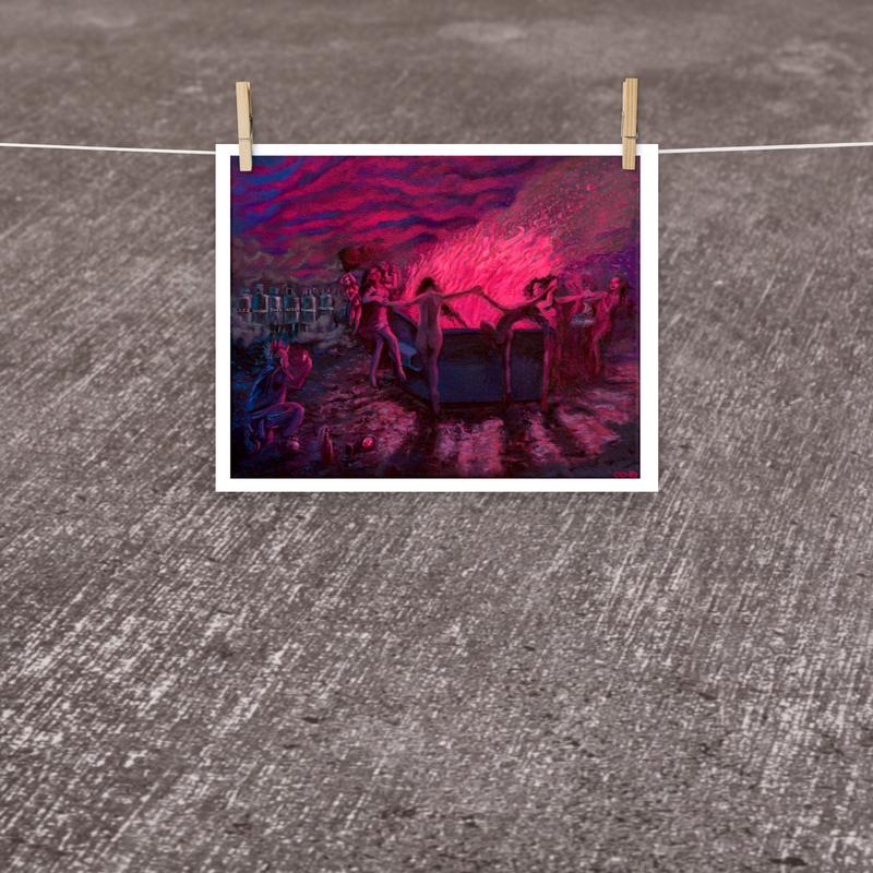 Nymphs - Enhanced matte paper - print only