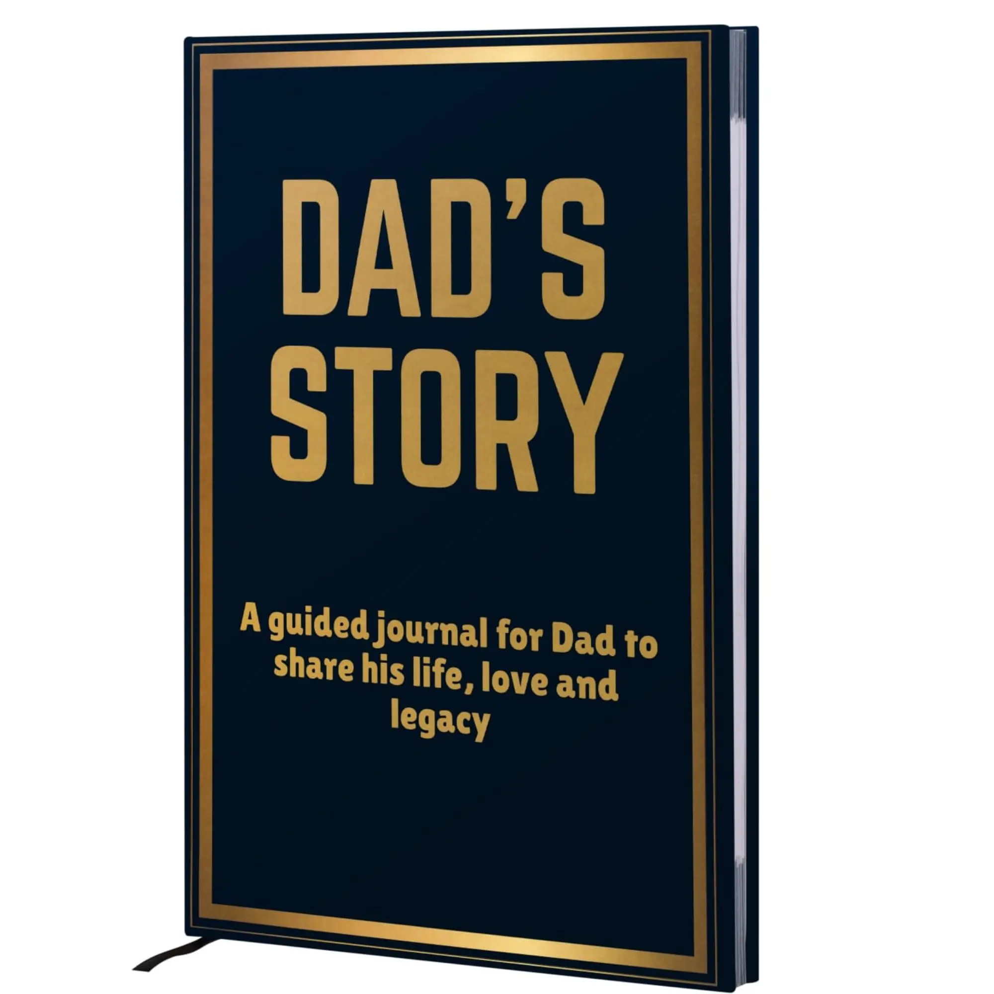 Dad, I Want to Hear Your Story Journal: Dear Dad Life Story Book with Guided Prompts – Gift for Father, Stepdad, or Granddad Who Wants Nothing– Keepsake Memory Journal Hardcover