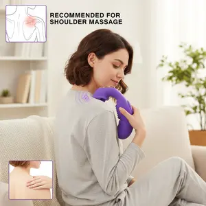 Fascia Gun Small Household Electric Massager Muscle Relaxation Massage Gun IntelligentMassager Shoulder Neck Massager Cervical Heat Therapy Home Use Cervical Massager Mini Electric Silicone Scalp and Body Massager New Multifunctional Massager Holiday Gift