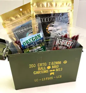 Ammo Can Alcohol Jerky Gift Pack