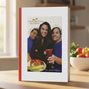 Valencia Lifestyle Diet Book – Dr. Valencia Bilingual English/Spanish | 28-Day Meal Planner for Healthy Eating & Balanced Living