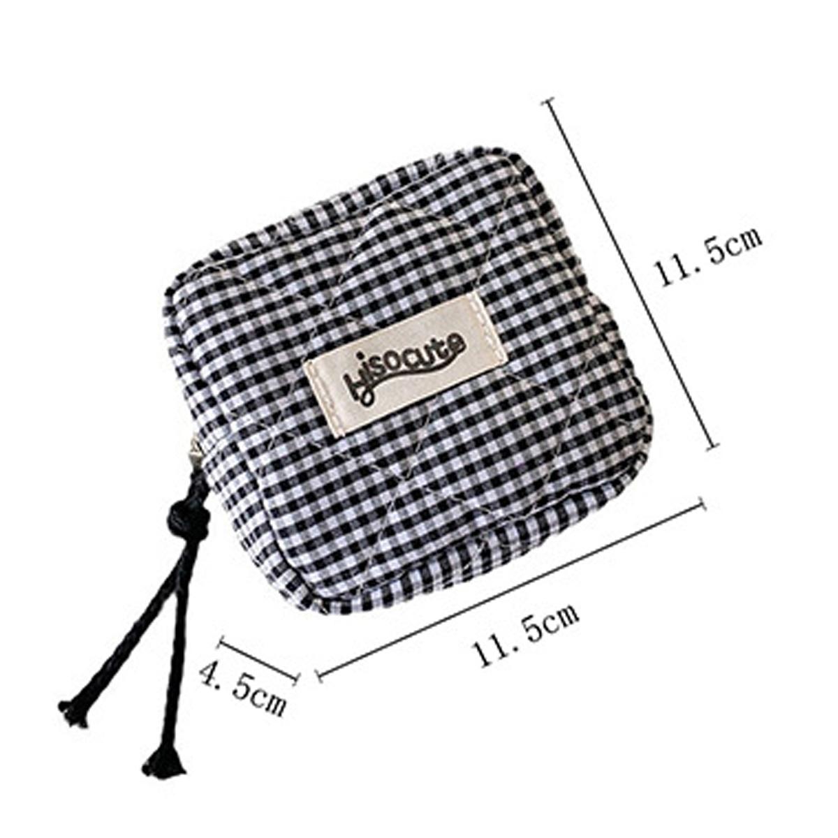 Plaid Pattern Makeup Bag,Portable Cosmetic Storage Bag with Zipper,Versatile Makeup Organizer Pouch for Travel & Daily Used, Makeup Brushes Organizer,Gifts For Women Plaid Pattern Makeup Bag,Portable Cosmetic Storage Bag with Zipper,Versatile Makeup Organizer Pouch for Travel & Daily Used, Makeup Brushes Organizer,Gifts For Women