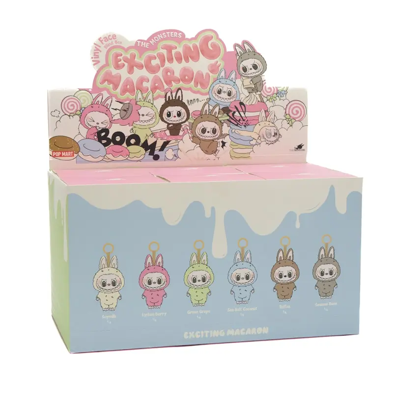 Pop Mart Labubu The Monsters Exciting Macaron Vinyl Face Sealed Case (6 Blind Boxes), from StockX