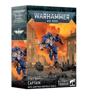 Warhammer 40k: Space Marines - Captain w/ Jump Pack and Relic Shield