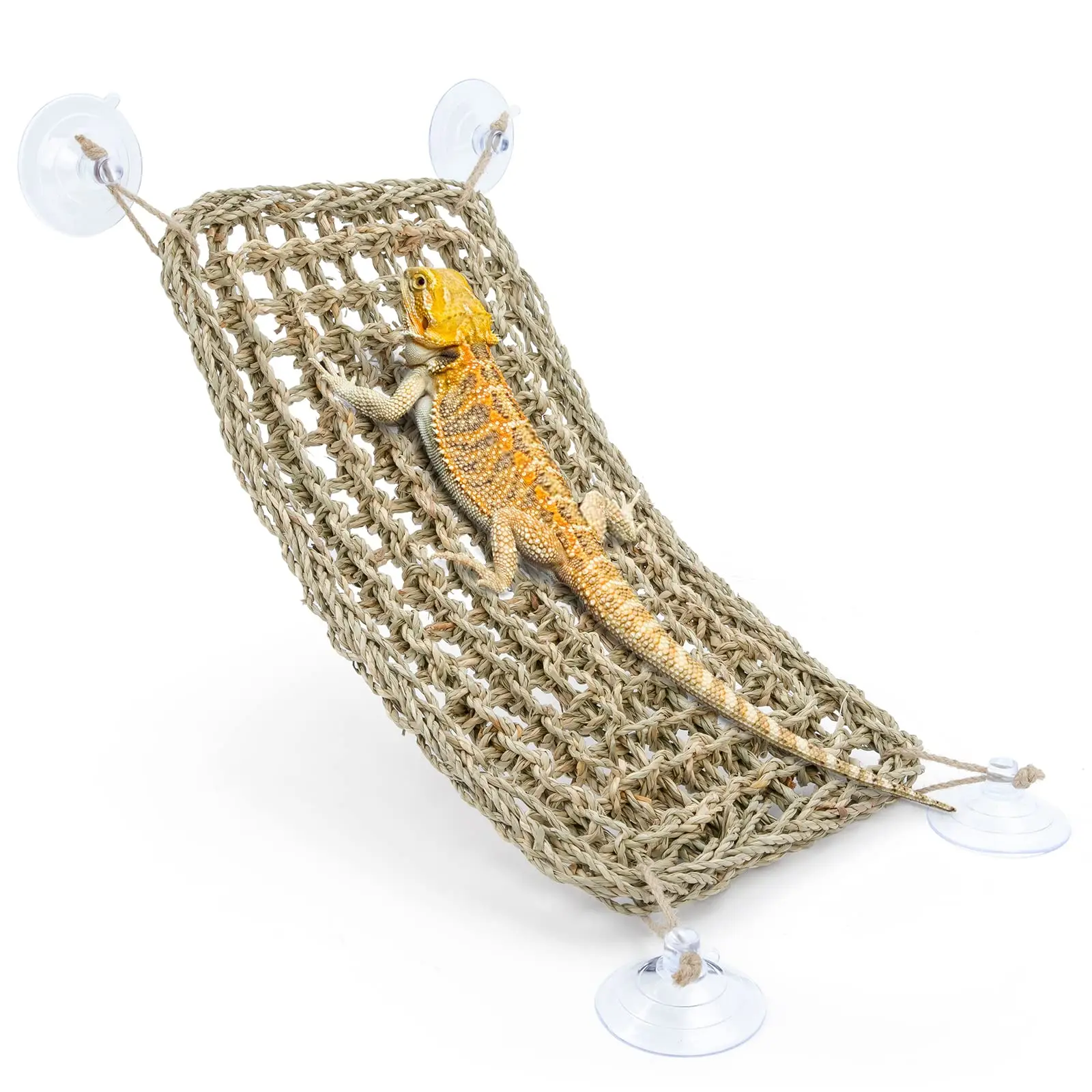 ColourTree 15.8"×7.9" Rectangle Bearded Dragon Hammock - Reptile Lounger for Chameleon Lizard Gecko Snake Iguana Tortoise Reptile Habitat