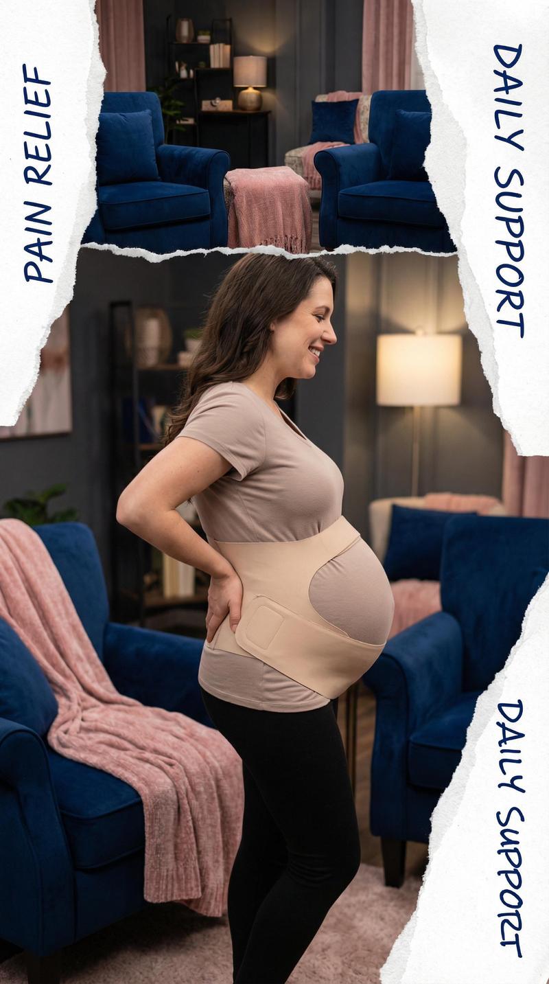 Maternity support belt, suitable for expectant mothers to wear starting from the second trimester of pregnancy, super comfortable waist and back support, comfortable and breathable, suitable for all sizes M-XL, maternity belly belt Maternity support belt, suitable for expectant mothers to wear starting from the second trimester of pregnancy, super comfortable waist and back support, comfortable and breathable, suitable for all sizes M-XL, maternity belly belt