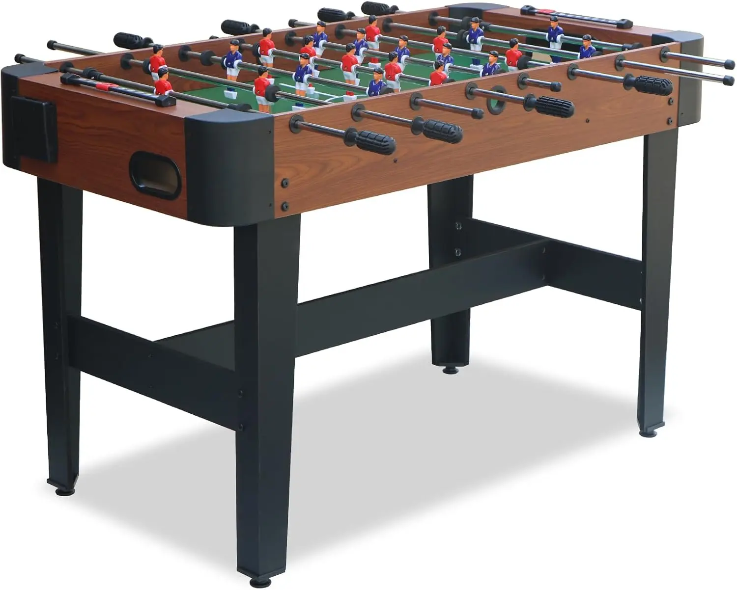 Foosball Table, 48 Large Size Soccer Game Tables for Adults & Kids, Table Games Includes 2 Foldable Cup Holders & 2/4 Balls with Sturdy Leg Levelers
