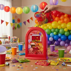 KAIYAO--Upgraded candy picture frame, candy dispenser photo frame, creative photo frame, suitable for home, school, office, party use, decorative gift, fun design, the perfect gift for various holidays