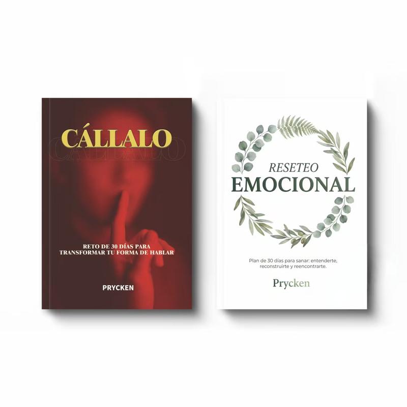 Prycken Pack de Reinicio Personal: 30 días de sanación emocional + 30 días para mejorar tu comunicación|Pon tus emociones en su lugar, y di lo correcto en el momento justo.A Perfect Gift for Personal Growth, Ideal for Couples and Friends Prycken Pack de Reinicio Personal: 30 días de sanación emocional + 30 días para mejorar tu comunicación|Pon tus emociones en su lugar, y di lo correcto en el momento justo.A Perfect Gift for Personal Growth, Ideal for Couples and Friends