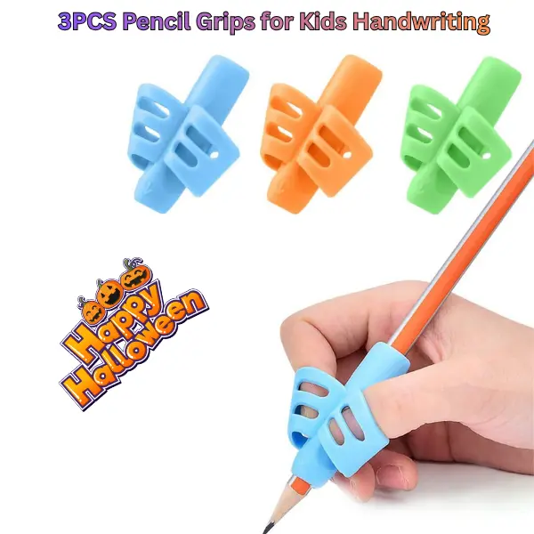 3PCS Pencil Grips for Kids Handwriting, Ergonomic Pencil Holder, Writing Aid for Preschool & Toddlers Ages 2-4, Pencil Grip Trainer for School Learning & Occupational Therapy