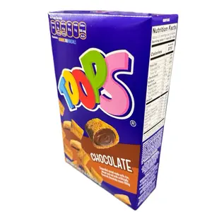 Toops -3 pack of chocolate (7.8 oz x 3)Cereal made with rice, wheat and oat, chocolate cream filling