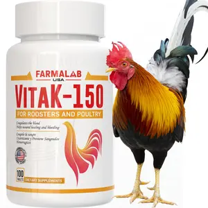 Farmalab VitaK 150 VitaK-150 Farmalab INTERFARMA Gallo K 100 Tablets Rooster Medicina para Gallos Finos