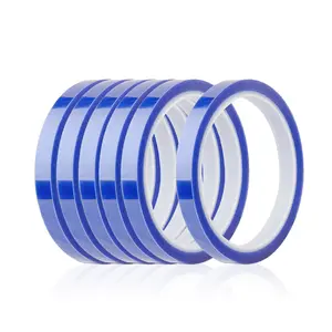 PYD Life Sublimation Heat Crafts Tape 0.4 Inch x 108 Ft - Blue Thermal Heat Resistant Tape