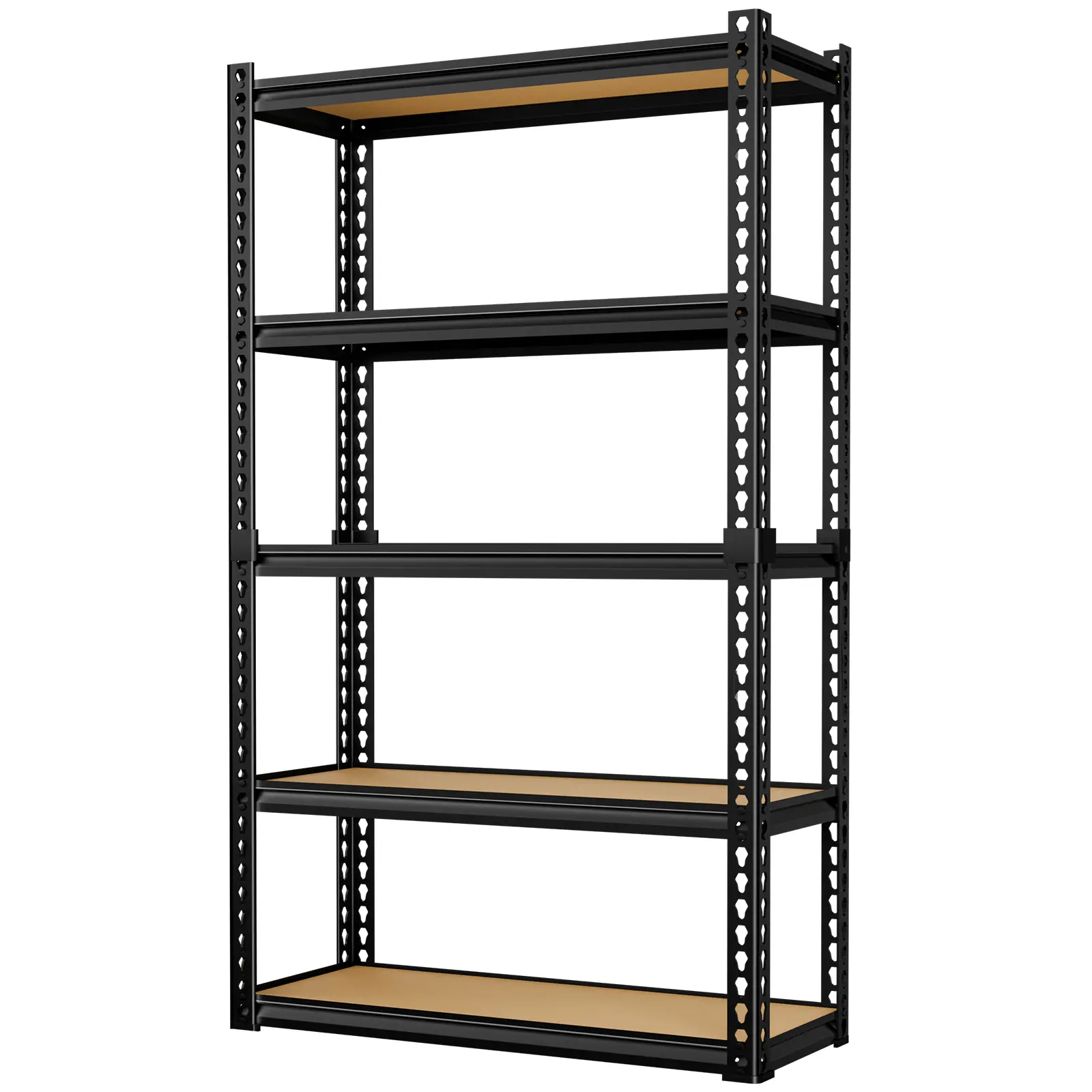 LEVELEVE Heavy Duty 5-Layer Metal Household Shelf - Adjustable Rectangle Organiser for Kitchen Organization, Room Storage, Adjustable Organiser, Garage Organization