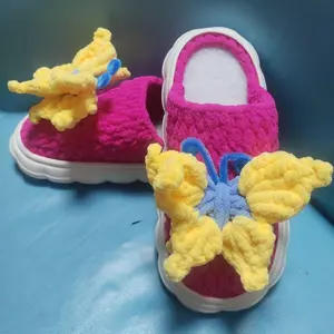 Trending Purely Handmade Crochet Butterfly Shawl — “Dancing Bat” Design, Cute and Warm, Available in Couples/Best Friends, Wedding, and Parent–Child Styles