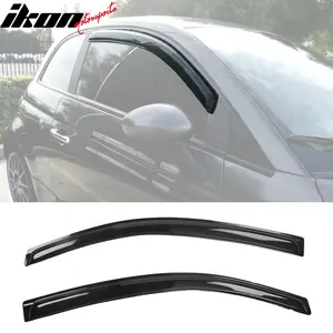 Side Window Visors for Fiat 500 2012-2019 Acrylic Sun Rain Guard 2PCS