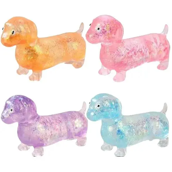 Puppy-Shaped Saccharin Squishy Stress Ball – Slow Rising Cute Dog Stress Relief Toy, Soft Aromatherapy Putty for Hand & Arm Trainer, Anxiety Relief Gift for Adults & Kids