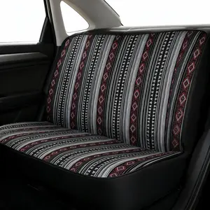 Non-Slip Full Size Truck Pickup Car Seat Cover, Car Saddle Blanket Bench Seat Cover Cloth Washable Breathable Seat Covers Protector Pad, Universal For Dodge Chevrolet Chevy Ford Vehicle Interior Decoration Accessories