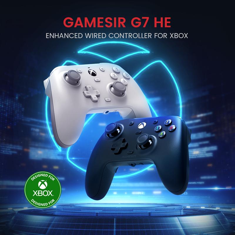 GameSir G7 HE Wired Controller, Officially licensed Controller with Hall Effect Sticks for Xbox Series X|S, Xbox One, Windows 10|11, PC