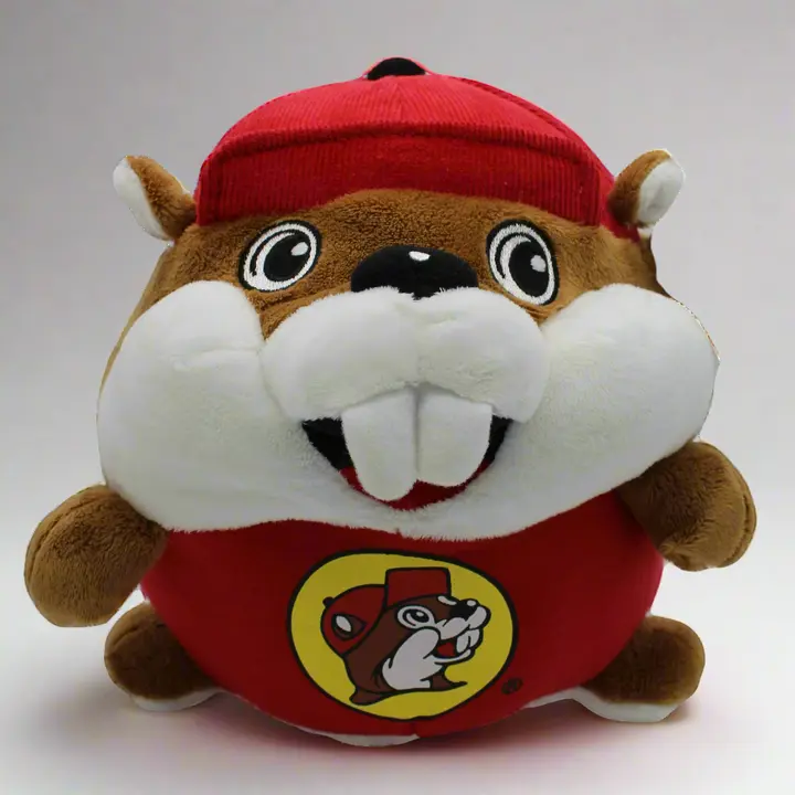 Buc-ee’s Oversized Stuffed Beaver Plush Toy - Cute Stuffies with Durable Soft Fluffy Microfiber, Embroidery, Authentic Mascot Design - Safe Stuffed Animal Collectibles for Kids