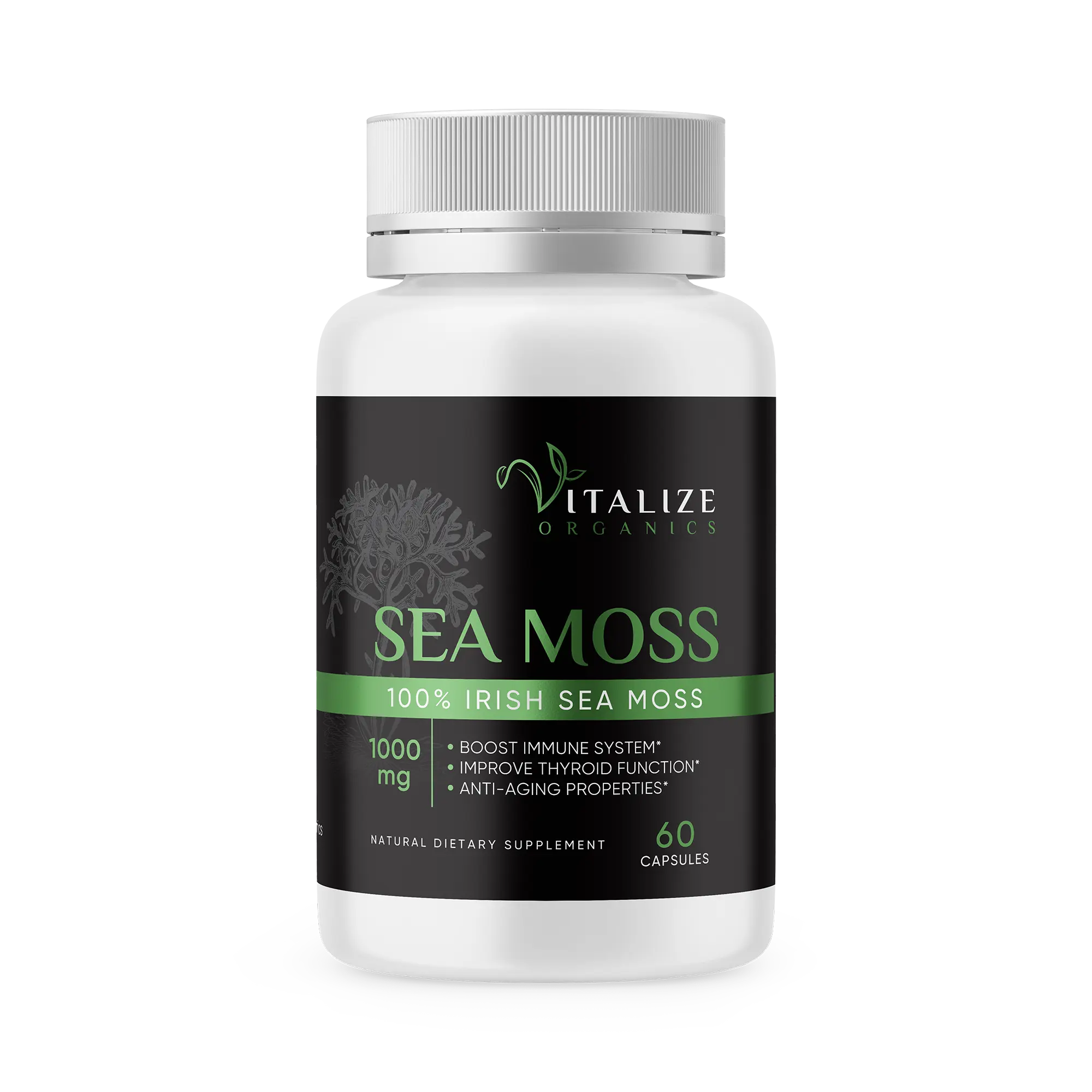 Wildcrafted 100% Pure Irish Sea Moss Supplement