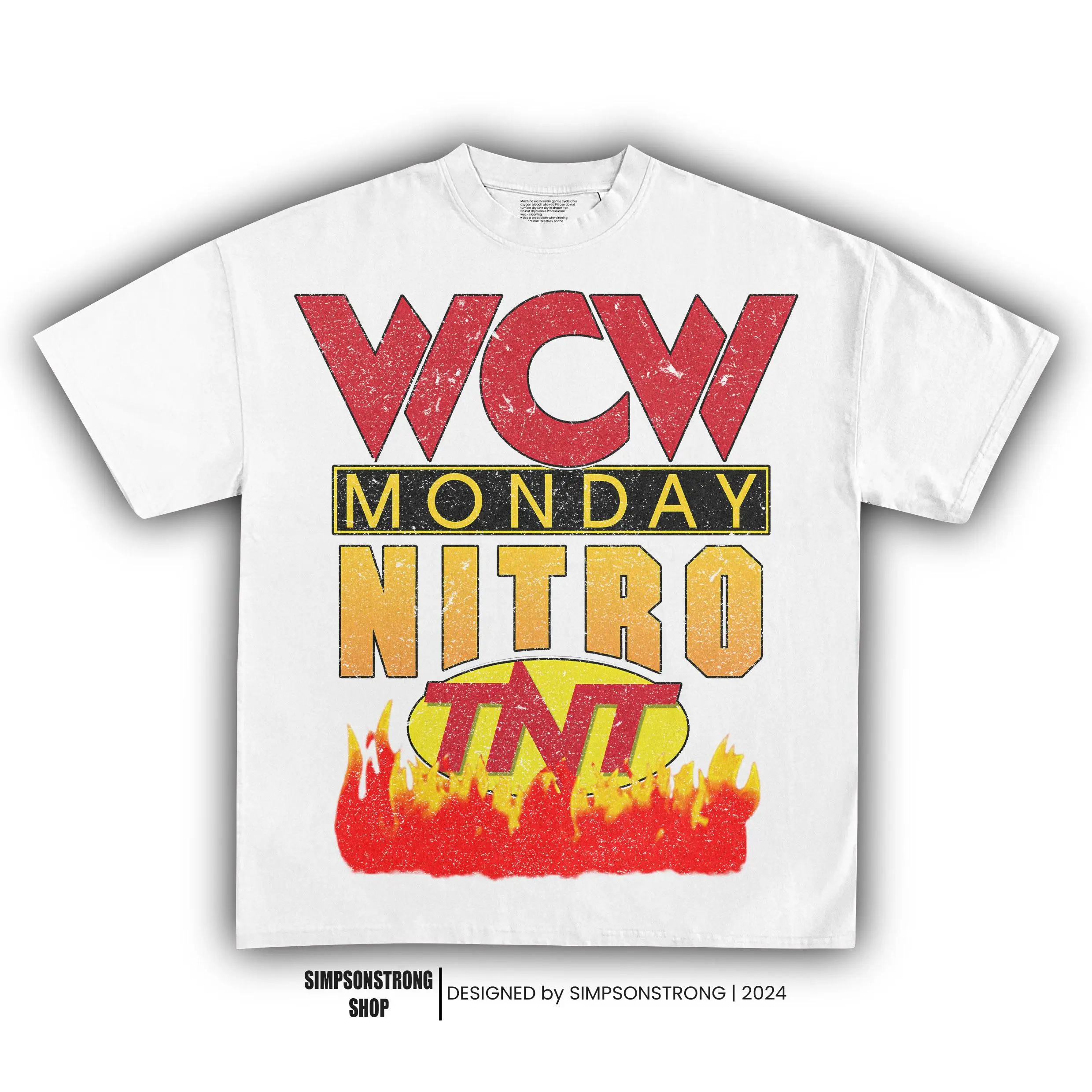 [Sale Up To 30%] Wcw Monday Nitro Tnt T-Shirt Vintage Tee, Gift for Him, Gift For Her, Gift for Fans
