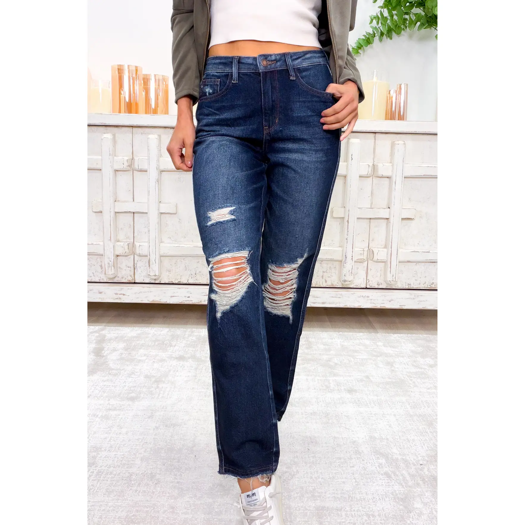 This Rigid Magic Moment By Judy Blue - Straight Jeans