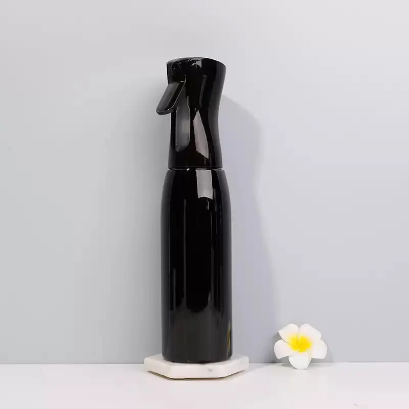200ml Lightweight Eco-Friendly Round PPP Plastic Portable Durable Continuous Spray Bottle - Home Supplies Storage Tool for Plants, Barbers’ Salon Hair Care (Curl Refreshing, Hydration)