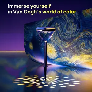 Linkind Smart Solar Pathway Lights SP6C APP Control 16 Million RGBW Colors 5 Swappable Lenses Waterproof Outdoor Garden Decor 8 Pack for Enhanced Nighttime Beauty