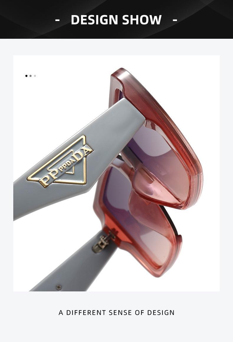 [WishOpen]2026 New Fashion Box Sunglasses Women's Small Fragrant Style Light Luxury Sunglasses UV resistant Large Frame Versatile Glasses