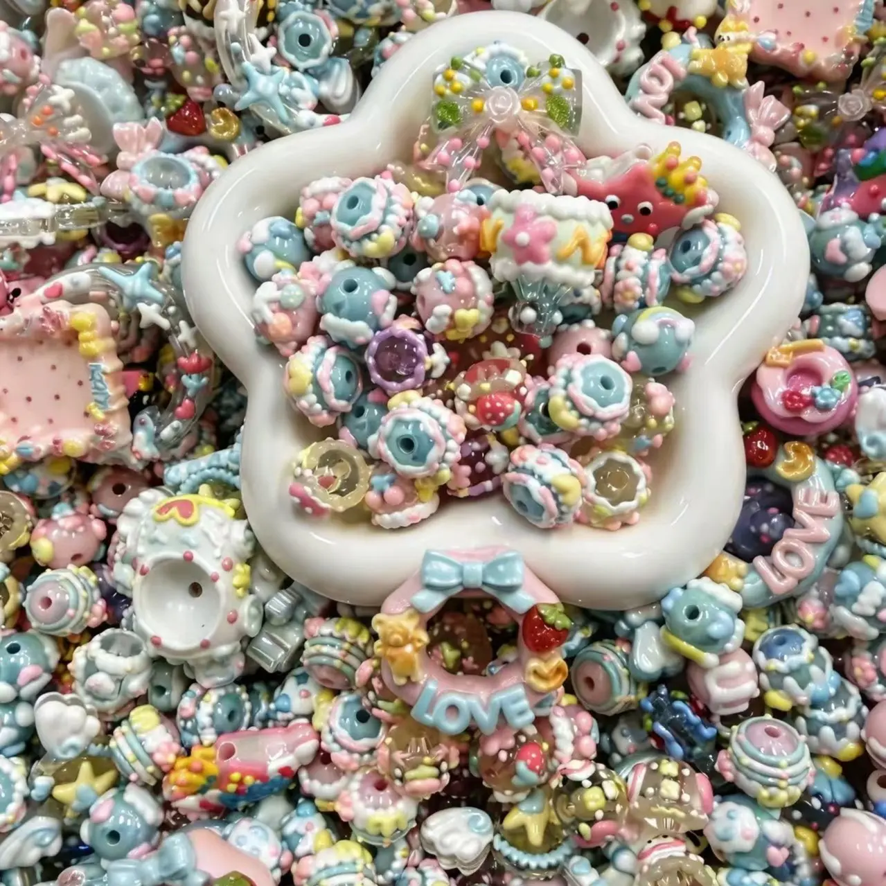 Hand-painted Mix (Pink&Blue)