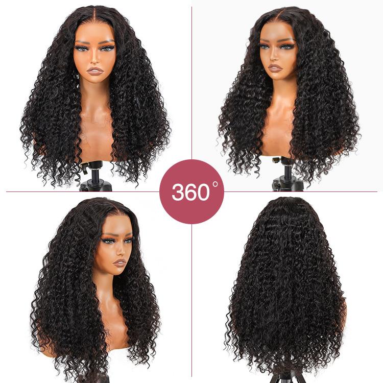 West Kiss Ready Go Glueless Deep Wave 7x4 Closure Wig Human Hair Pre Cut Lace 7x5 Closure Wig Pre Bleached PrePlucked 13x4 Lace Front Wig SpringStatements