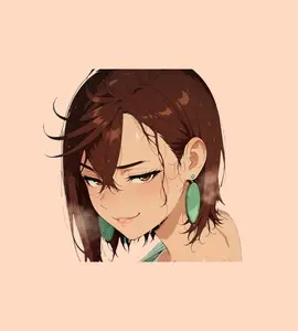 [Dandadan] - Momo Ayase #13 Sticker, Vinyl Sticker, Sticker For Phone/Car/Laptop, Full Body Sticker