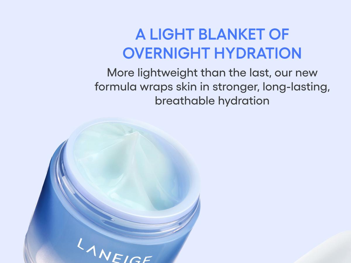 Laneige Water Sleeping Mask, Korean Skincare, Brightening, Hydrating Overnight Mask