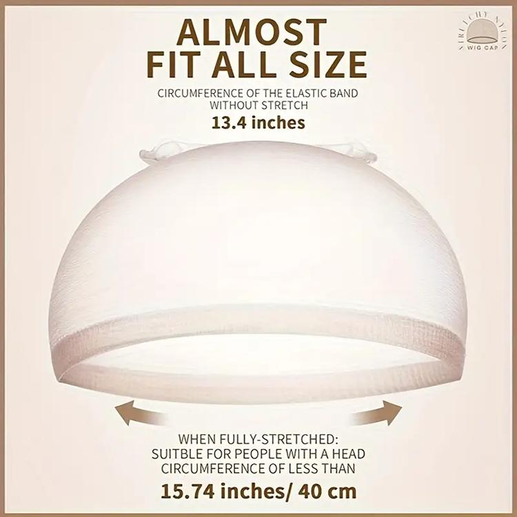 Invisible HD Wig Cap For Lace Front Wigs Sheer Nylon Stocking Cap Bulk Real Skinliked